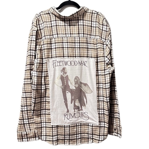 Upcycled Other - Fleetwood Mac rumors up cycle flannel